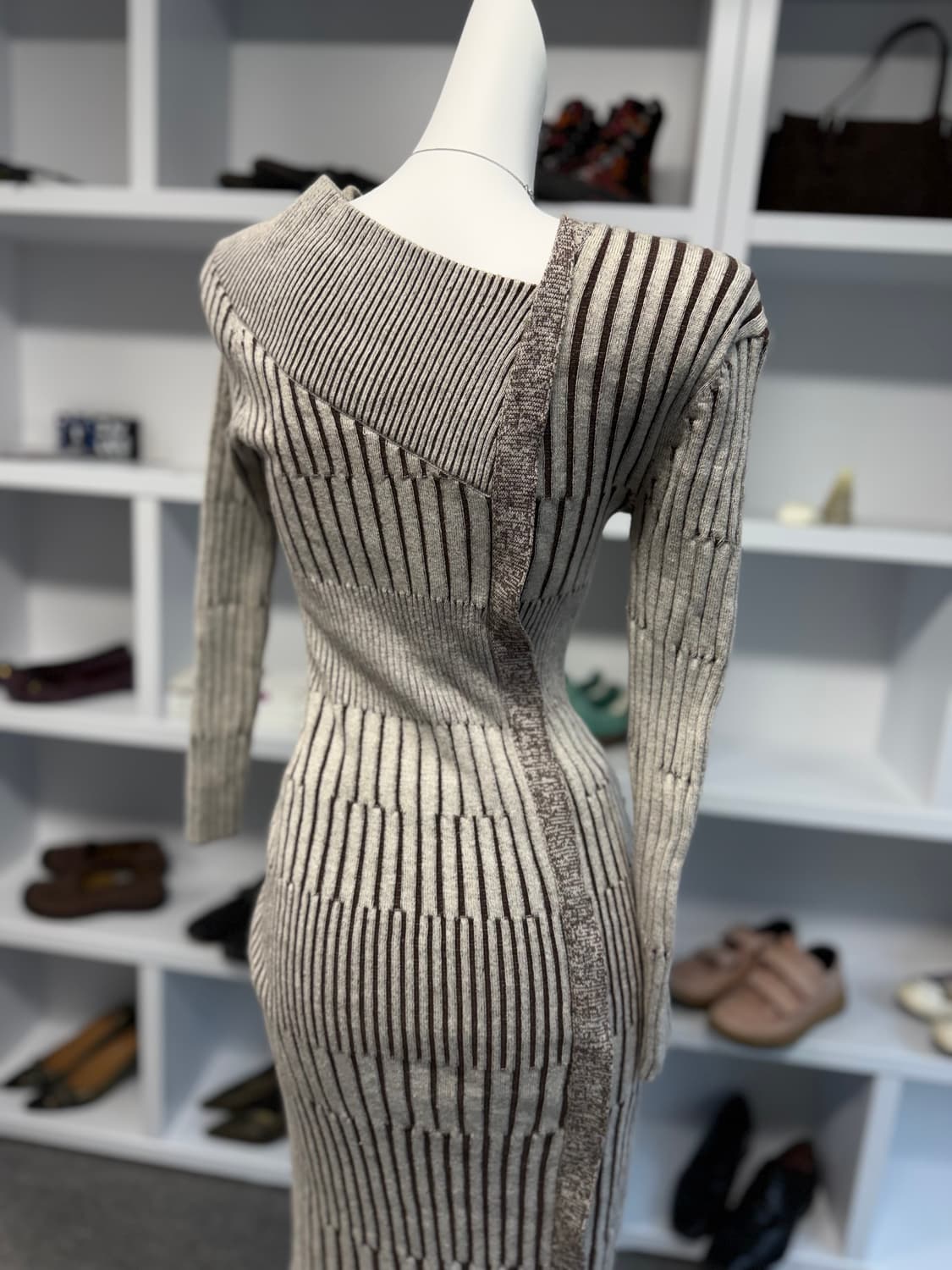 빈티지 비대칭 원피스 상품이미지4