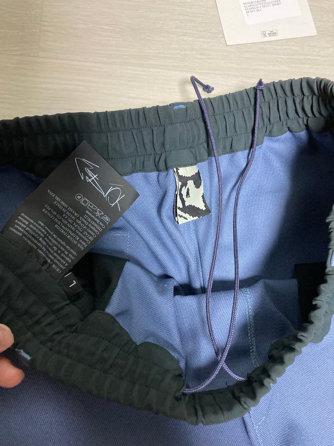 GR10K KLOPMAN UTILITY SHORT DUSTY BLUE L 상품이미지4