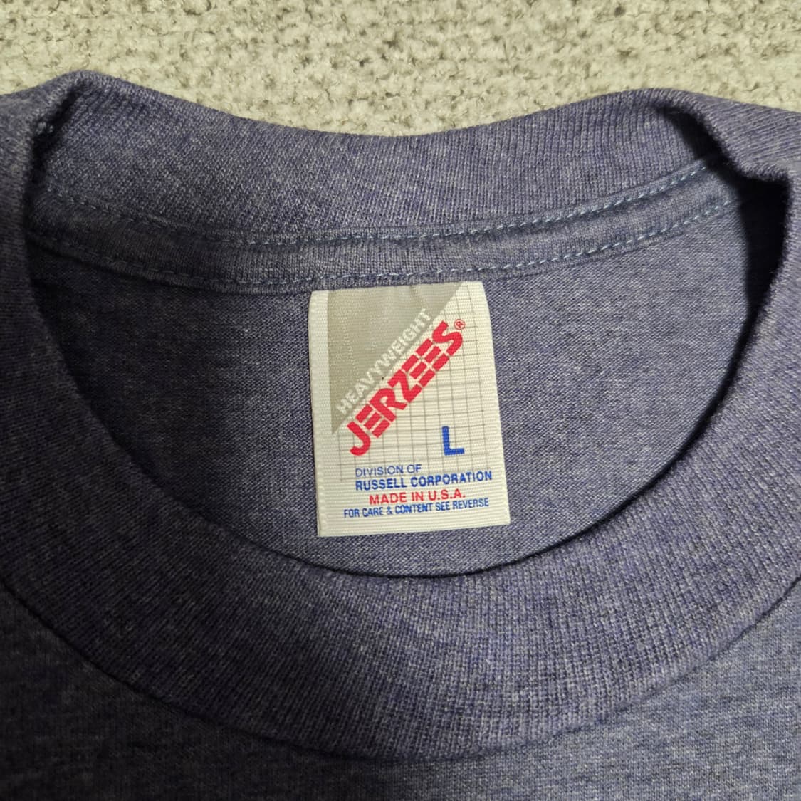 미국제 90s Jerzees 저지스 반팔 티셔츠 L(100) 상품이미지4