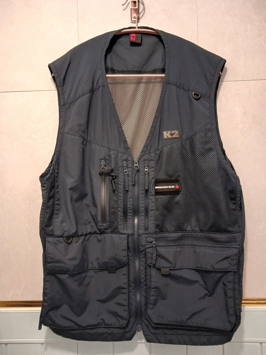K2 정품 남성 뒷면 망사 작업용 조끼 105 ~ 110 사이즈 상품이미지1
