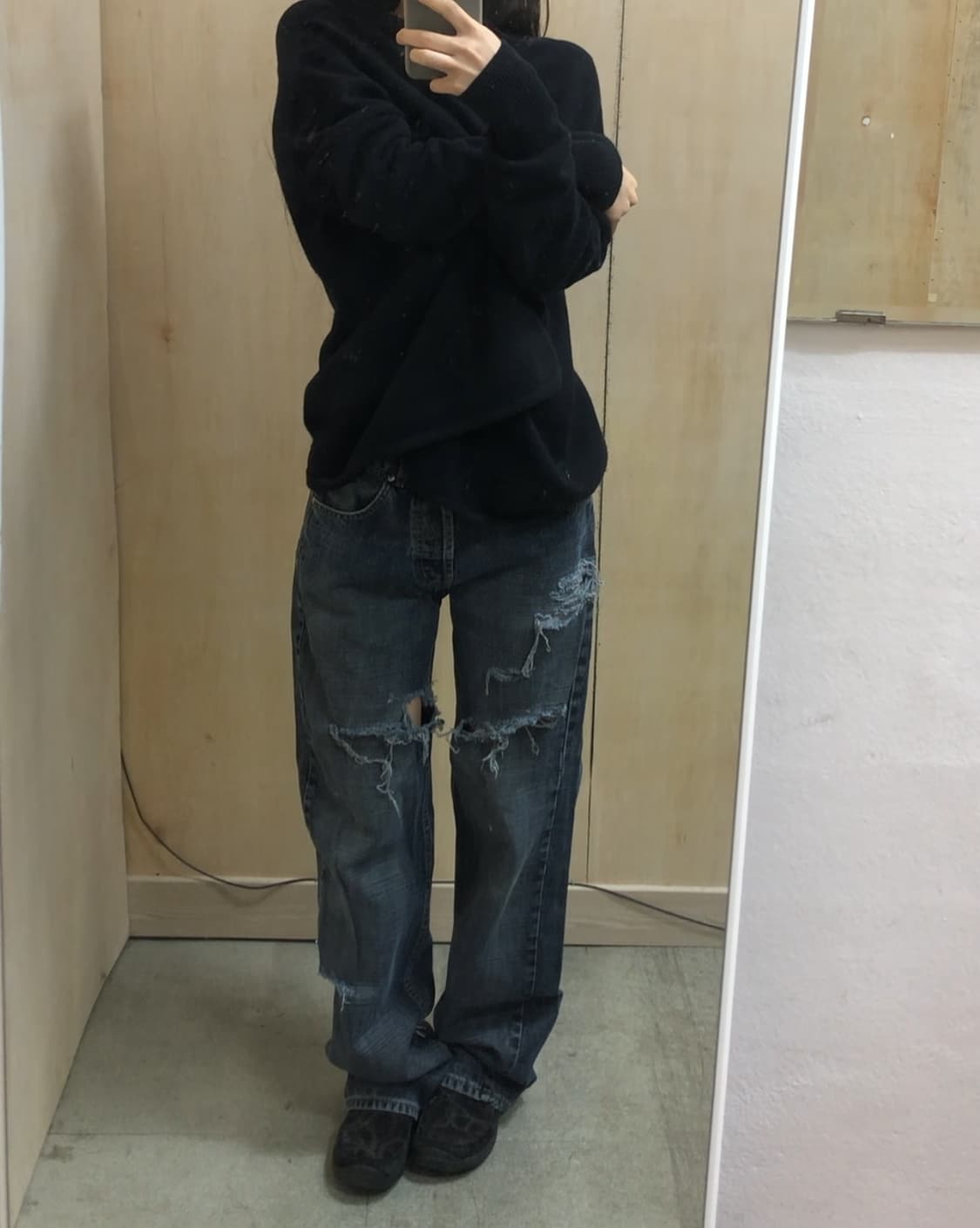 [직수입] 빈티지 moschino 데님 트라우저 상품이미지1