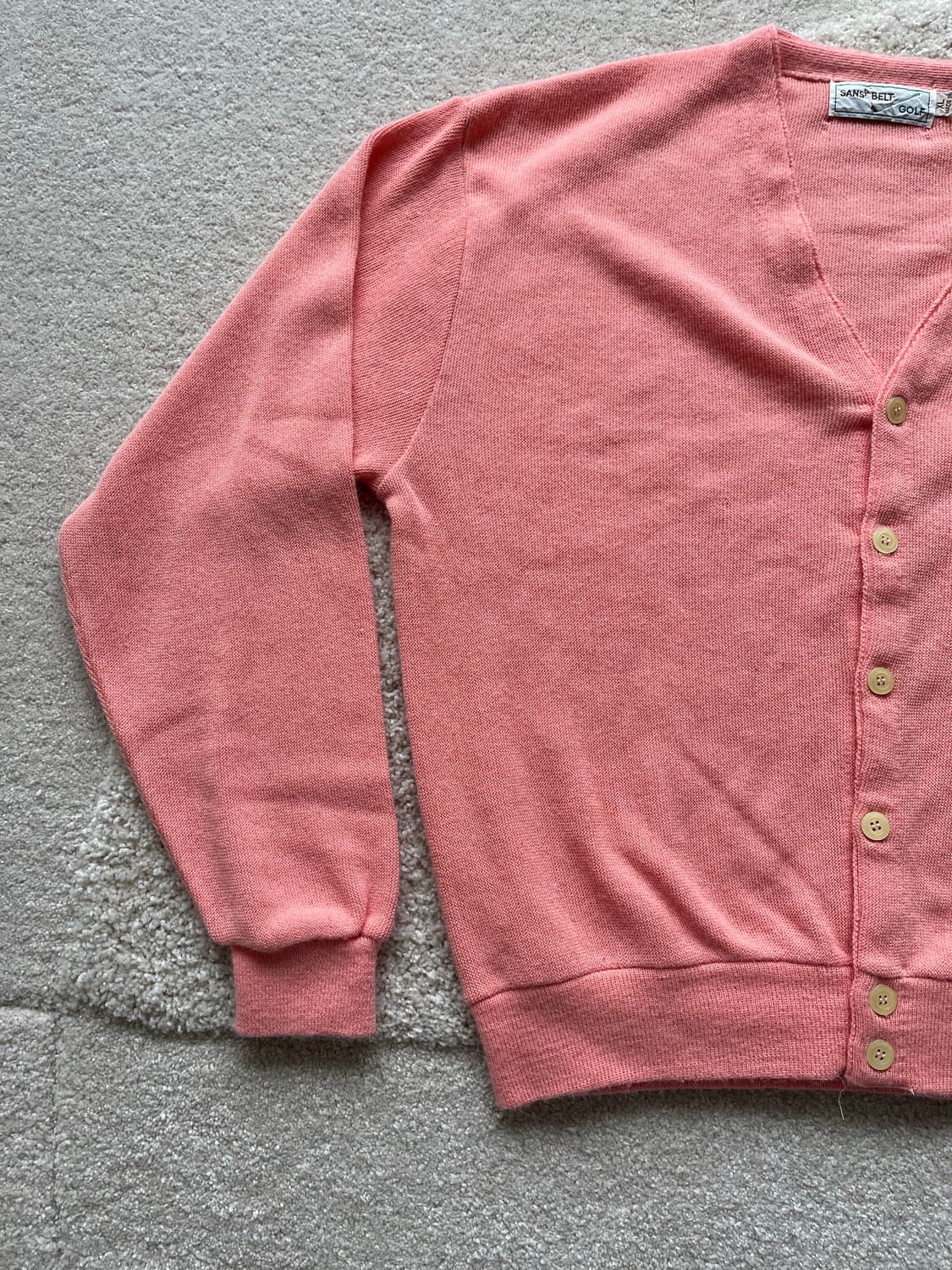 Sansabelt Golf 코랄 브이넥 가디건 (105) 상품이미지5