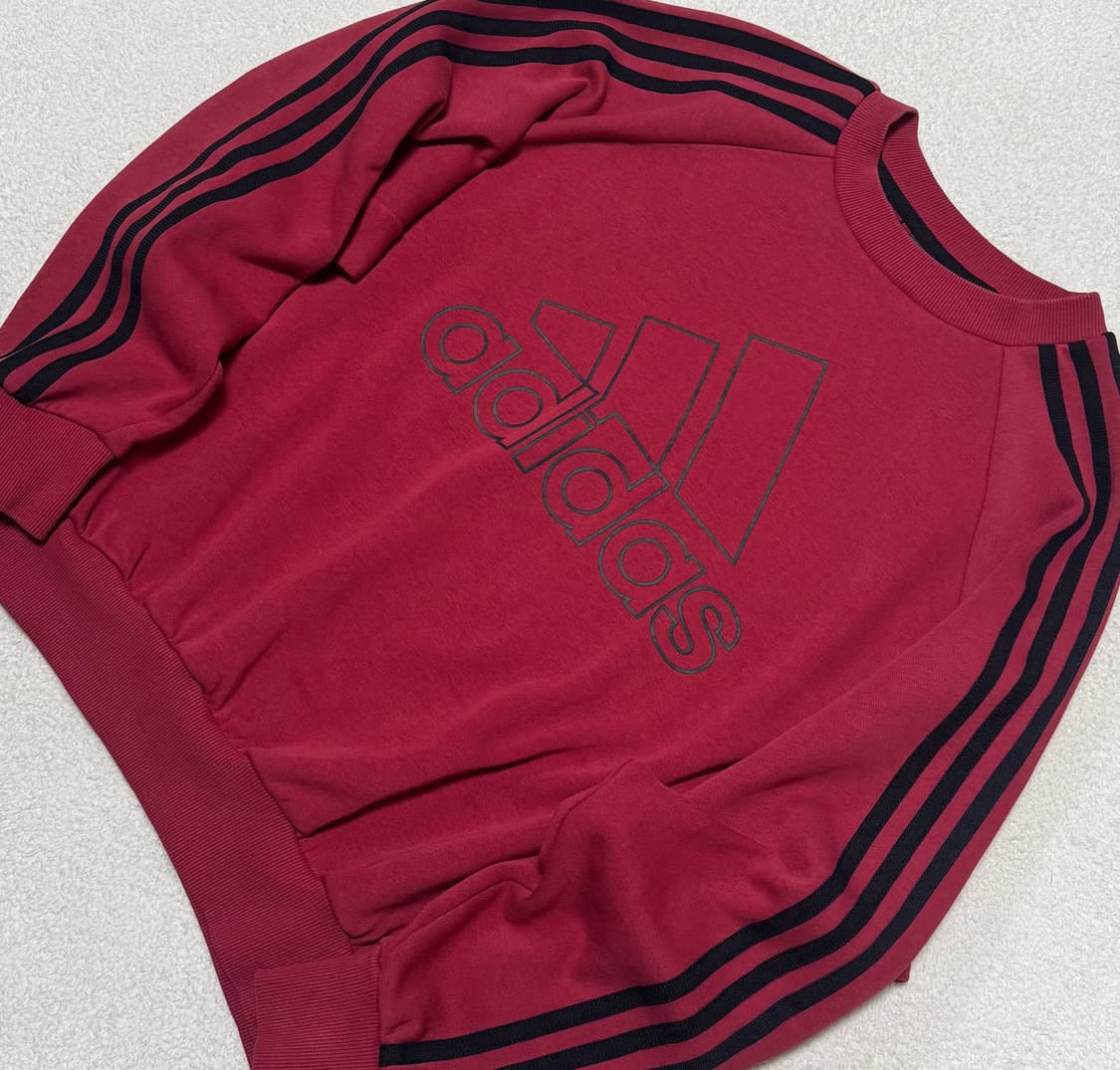 아디다스 검빨 맨투맨 상품이미지6