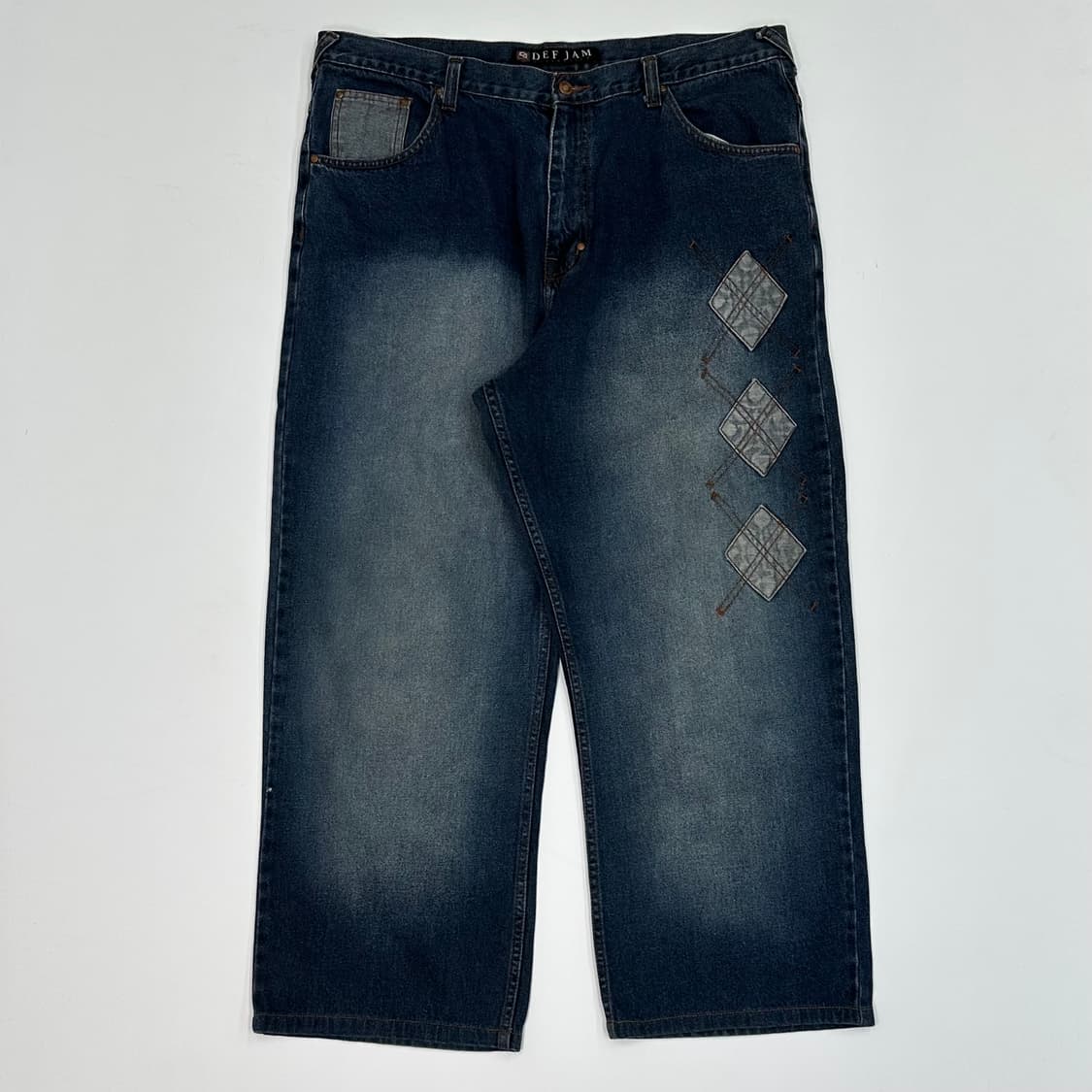 Defjam argyle wide pants 상품이미지4