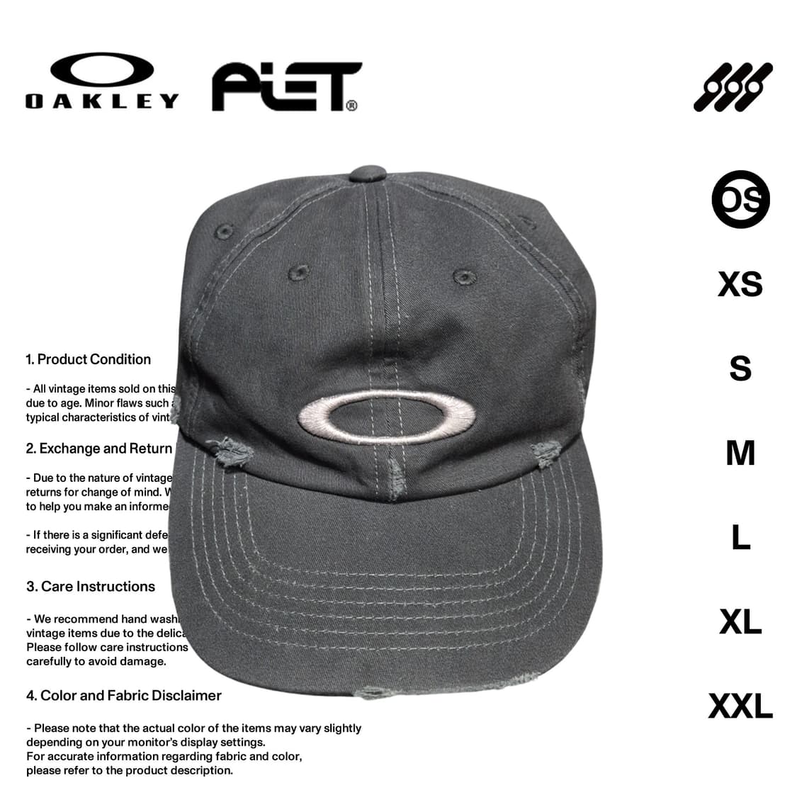 오클리 x 피에트 소프트웨어 볼캡 상품이미지1