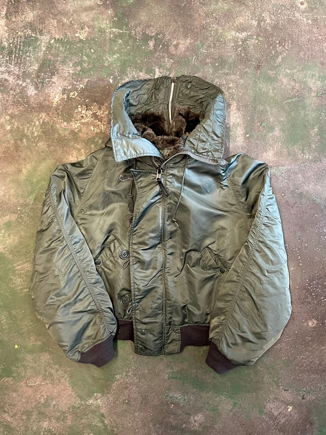 90' [XL] 미군 N2B USA 밀리터리 군납 플라이트 봄버 항공점퍼 상품이미지1