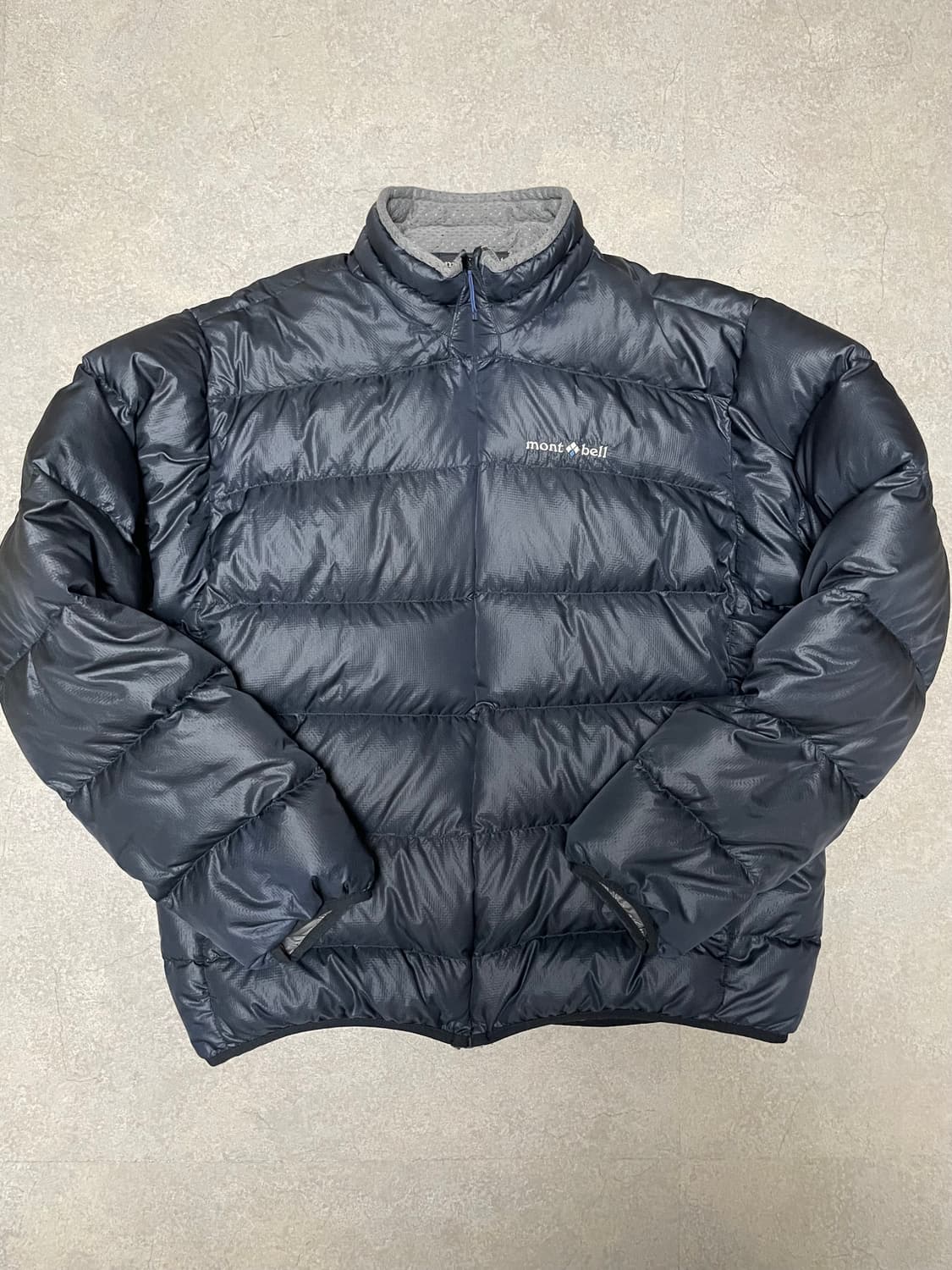 빈티지 몽벨 라이트 알파인 구스 다운 패딩 자켓 블랙 상품이미지1