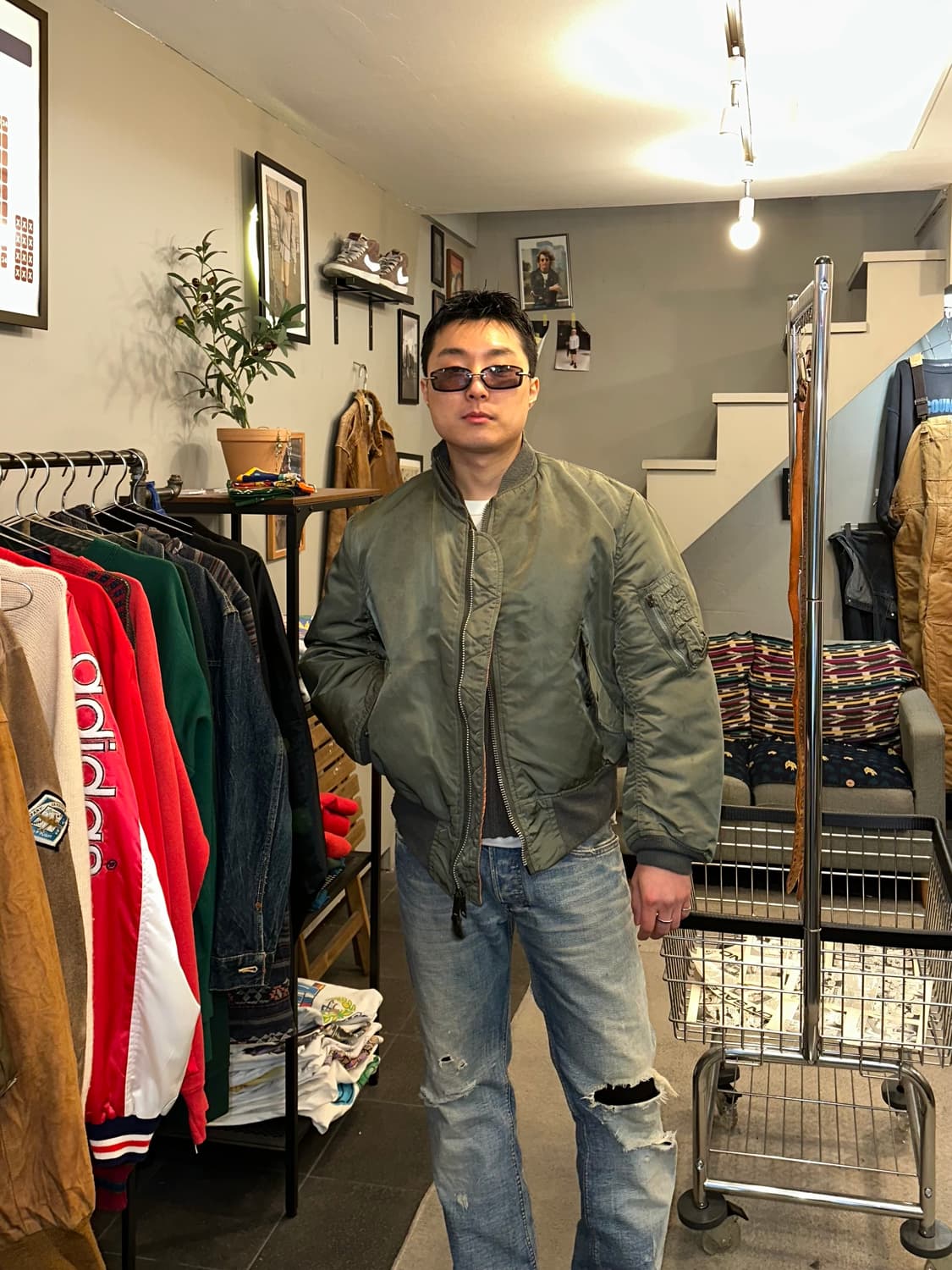 90’s Alpha Industries Ma-1 USA flight 상품이미지2