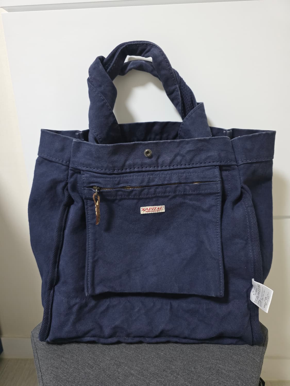 캐피탈 KAPITAL 6호 범포 스탠다드 TOTE BAG 상품이미지7