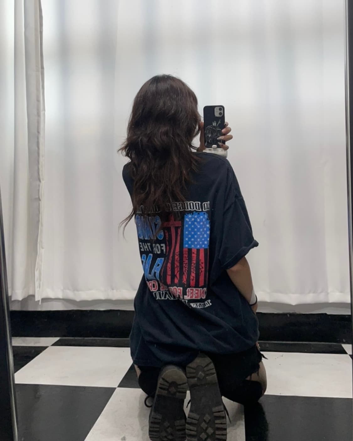 🎸블랙 백 프린팅 티셔츠🎸 상품이미지1