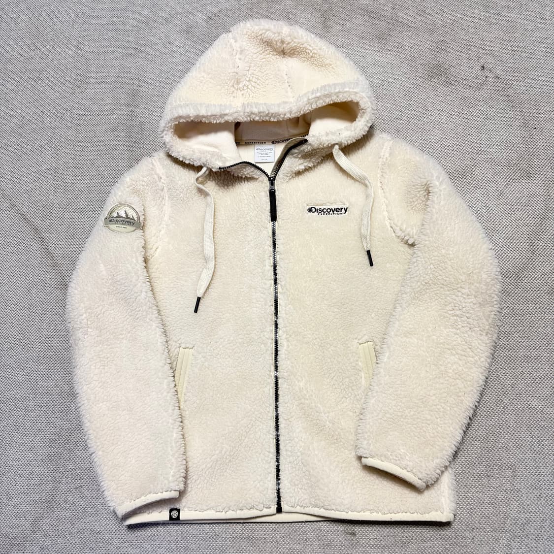 디스커버리 플리스 후드집업 상품이미지1