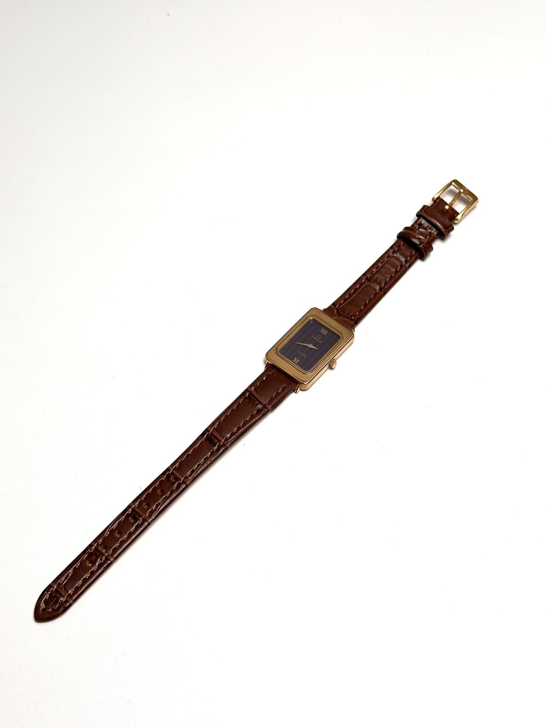 오메가 드빌 사각 골드 플레이트 쿼츠 시계 상품이미지7