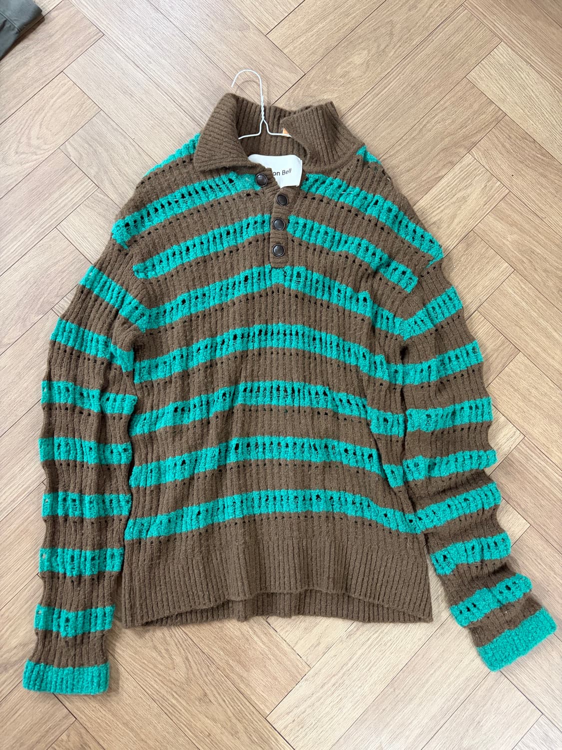 엔더슨벨 버블 스트라이프 니트 상품이미지1