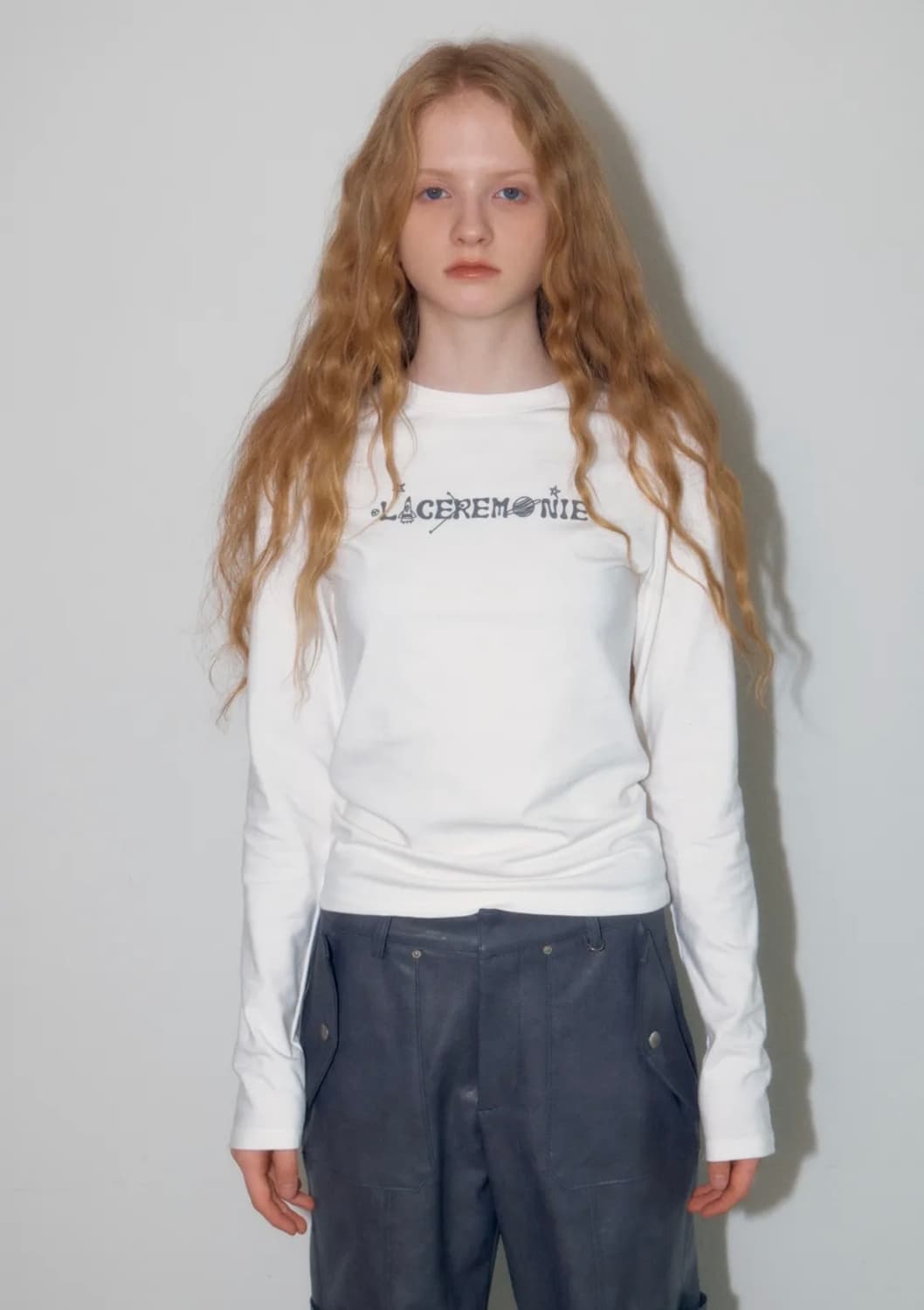 라세레모니 LCM 로고 긴팔 티셔츠 상품이미지1