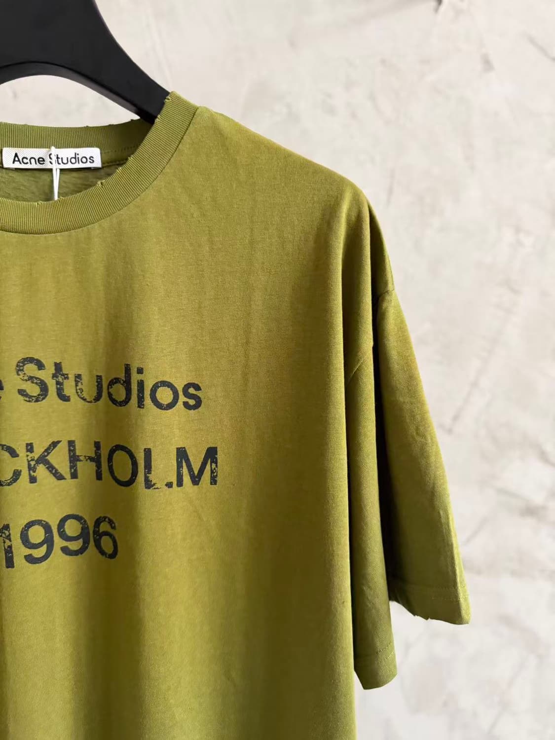 아크네 스튜디오 로고 티셔츠 페이드 상품이미지7