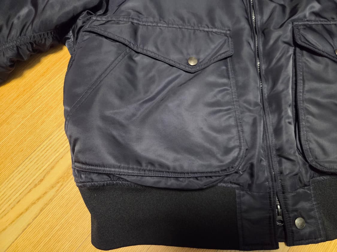 루트파인더 파일럿 자켓 블랙, 그린 리버시블 L사이즈 상품이미지6