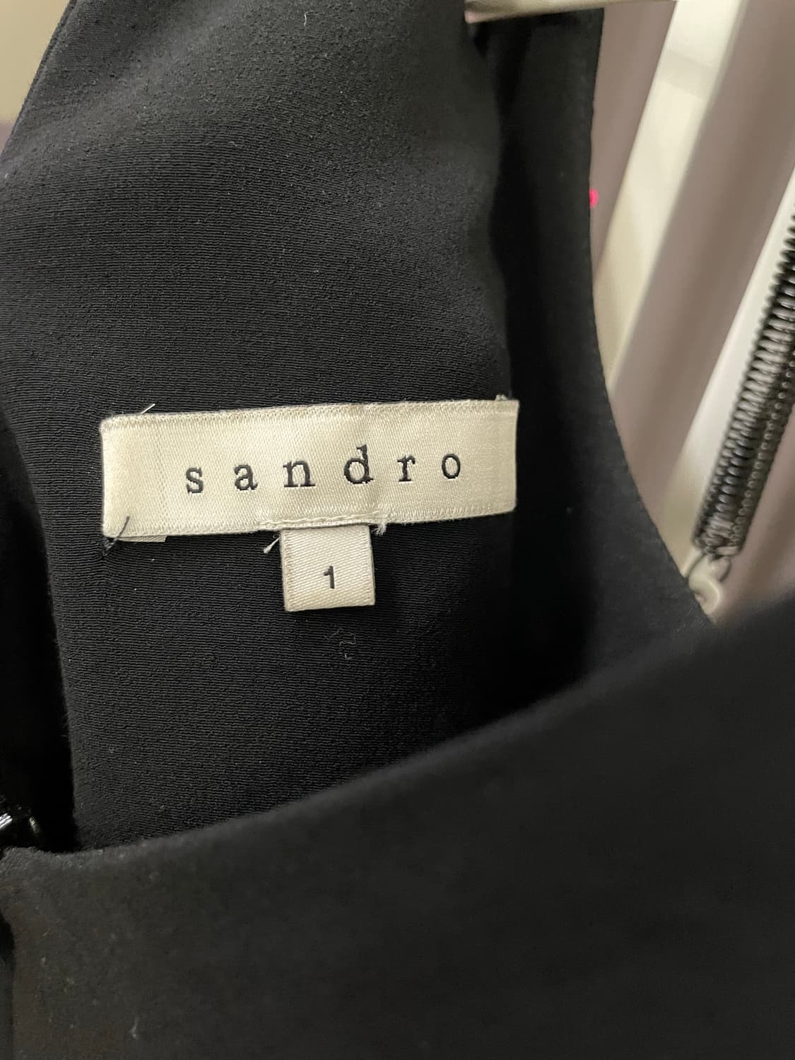 sandro 블랙 미니 원피스 산드로 상품이미지2