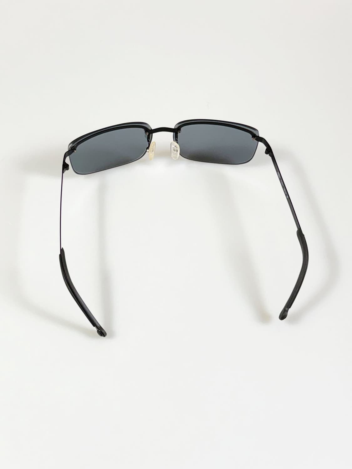 90s ZIBET 블랙 무테 스퀘어 프레임 빈티지 선글라스 상품이미지6