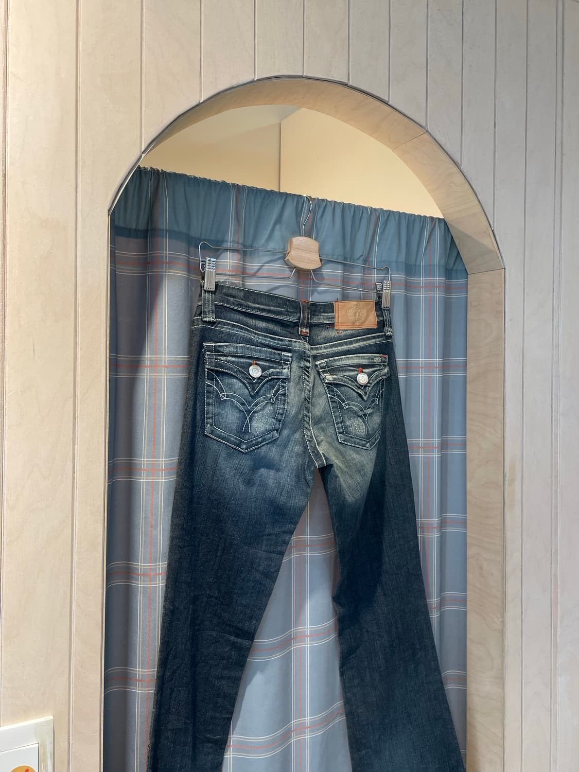 made in USA 로우라이즈 워싱부츠컷 상품이미지2