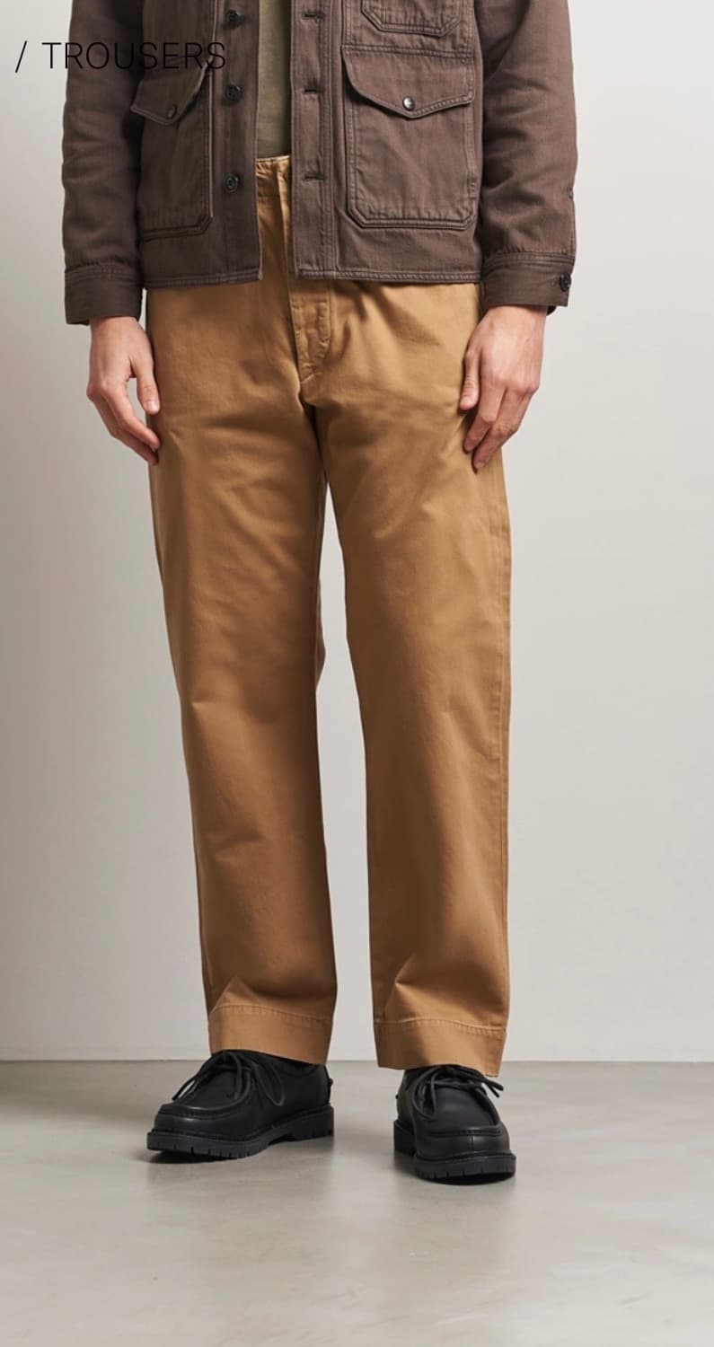 RRL BRITISH KHAKI FIELD CHINO PANTS 상품이미지1