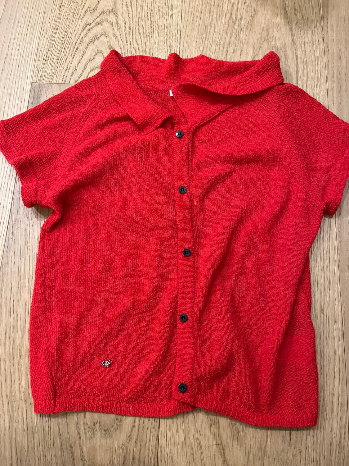 oui mais non 반팔 니트 상품이미지2