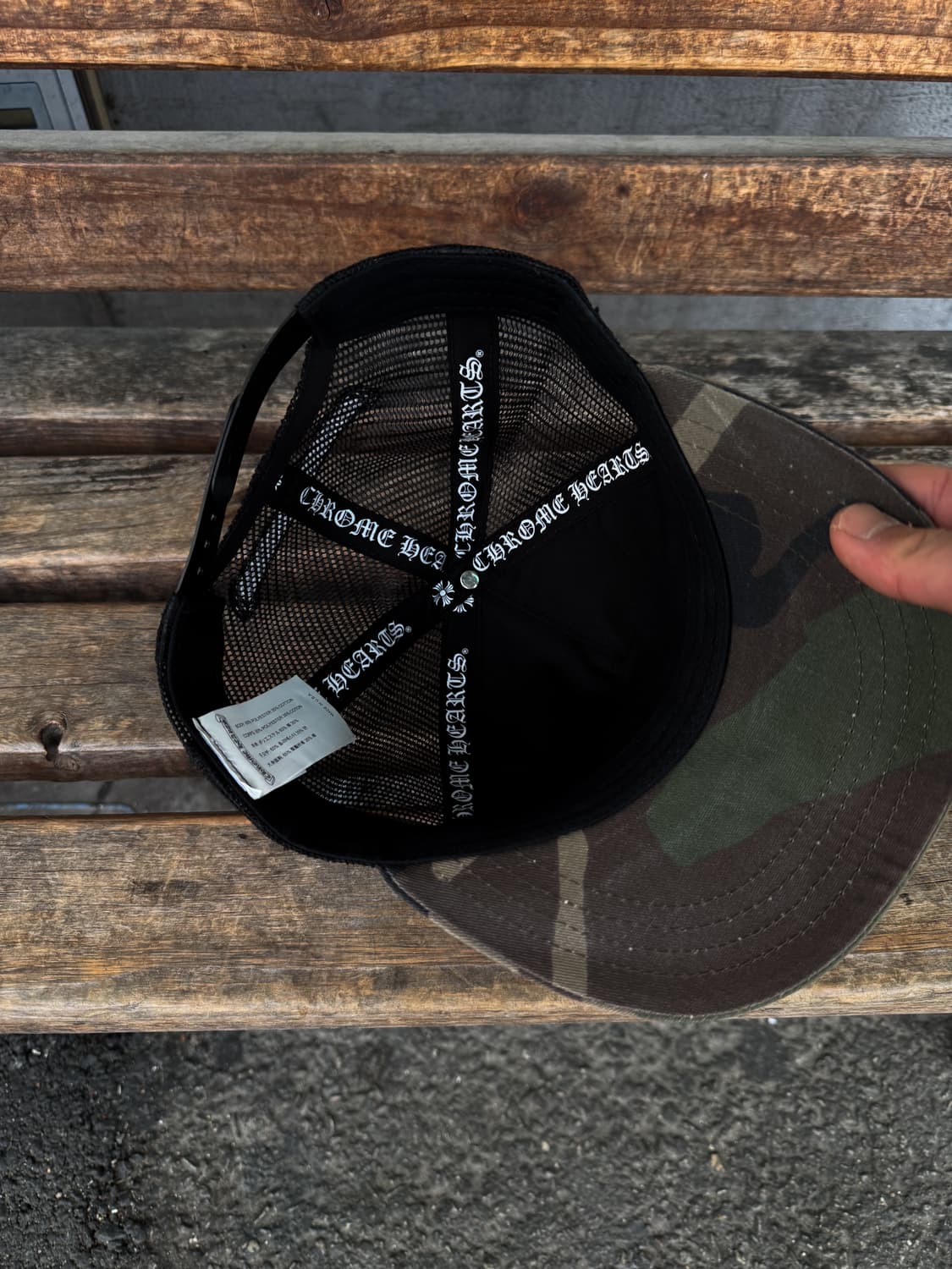 크롬하츠] 카모 메쉬 트러커 햇 (Chrome Hearts King Ta 상품이미지2