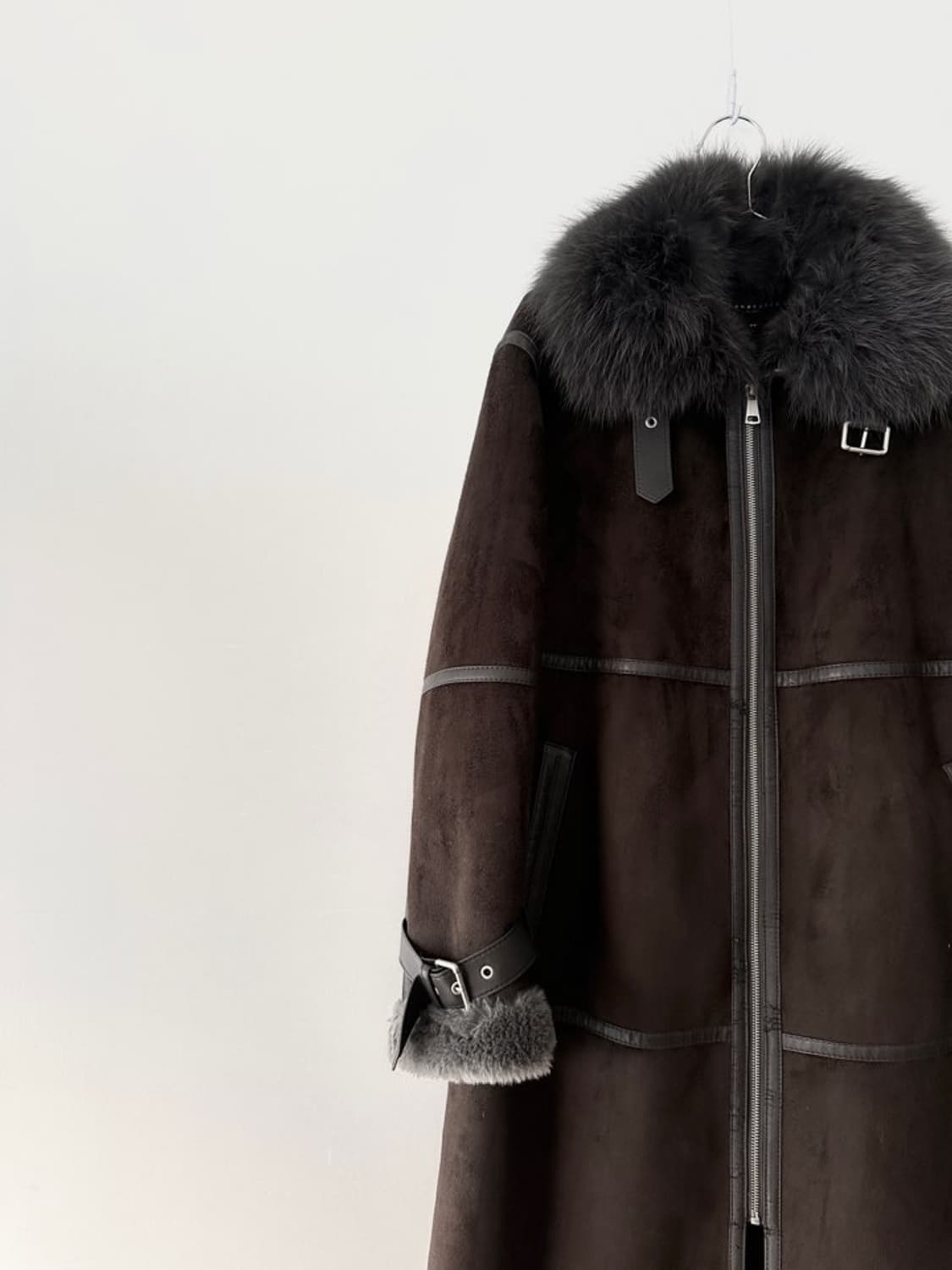 Buckle high neck long muston  상품이미지2