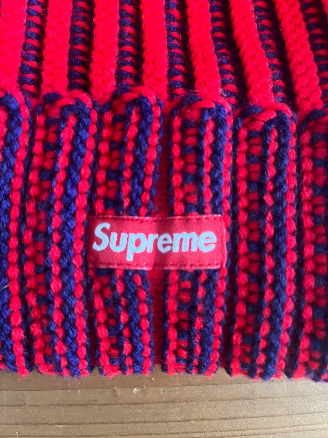 슈프림 스트라이프 립폼 비니 상품이미지2