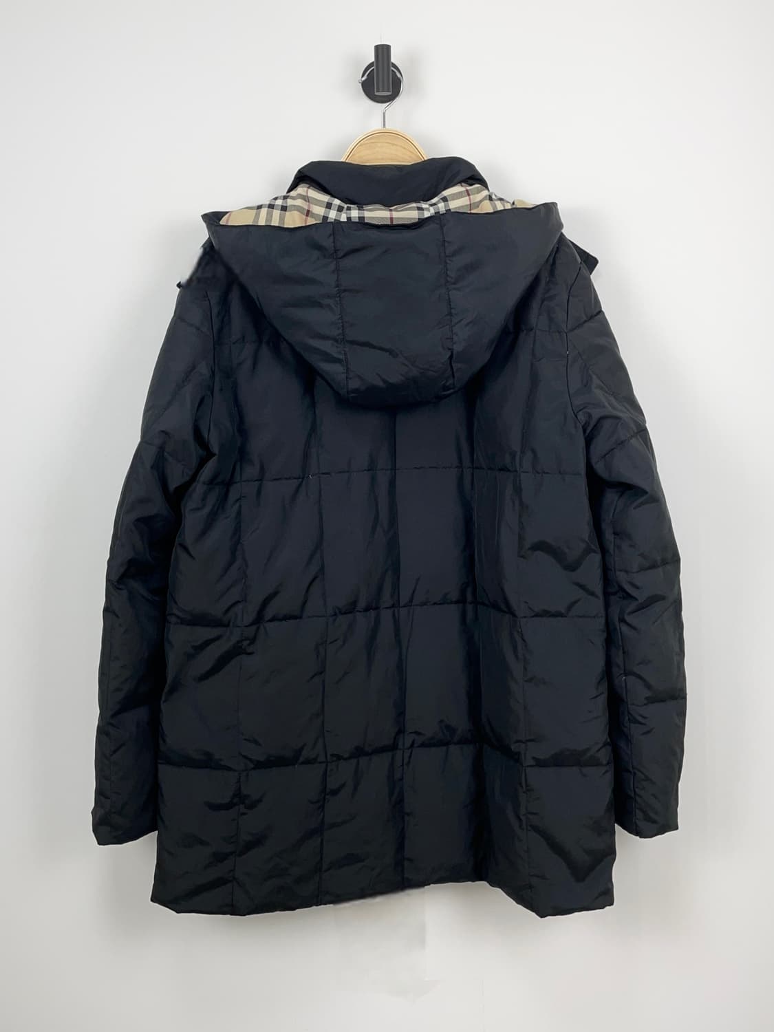 버버리 런던(Burberry London) 노바 체크 후드 퀼팅 자켓 상품이미지4