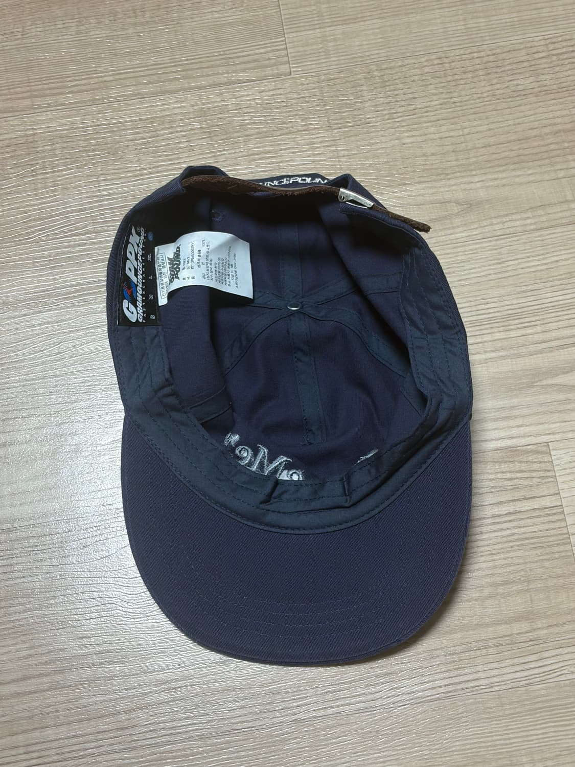 Excuse Me 5-Panel Cap_Washed Navy 상품이미지4