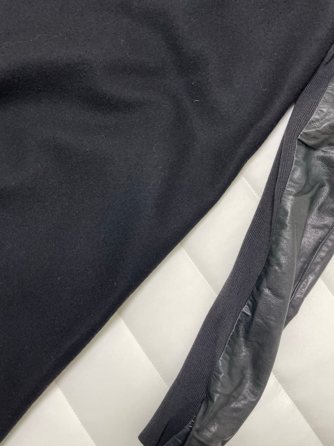 릭 오웬스 fw11 레더슬리브 카라리스 울코트 상품이미지5