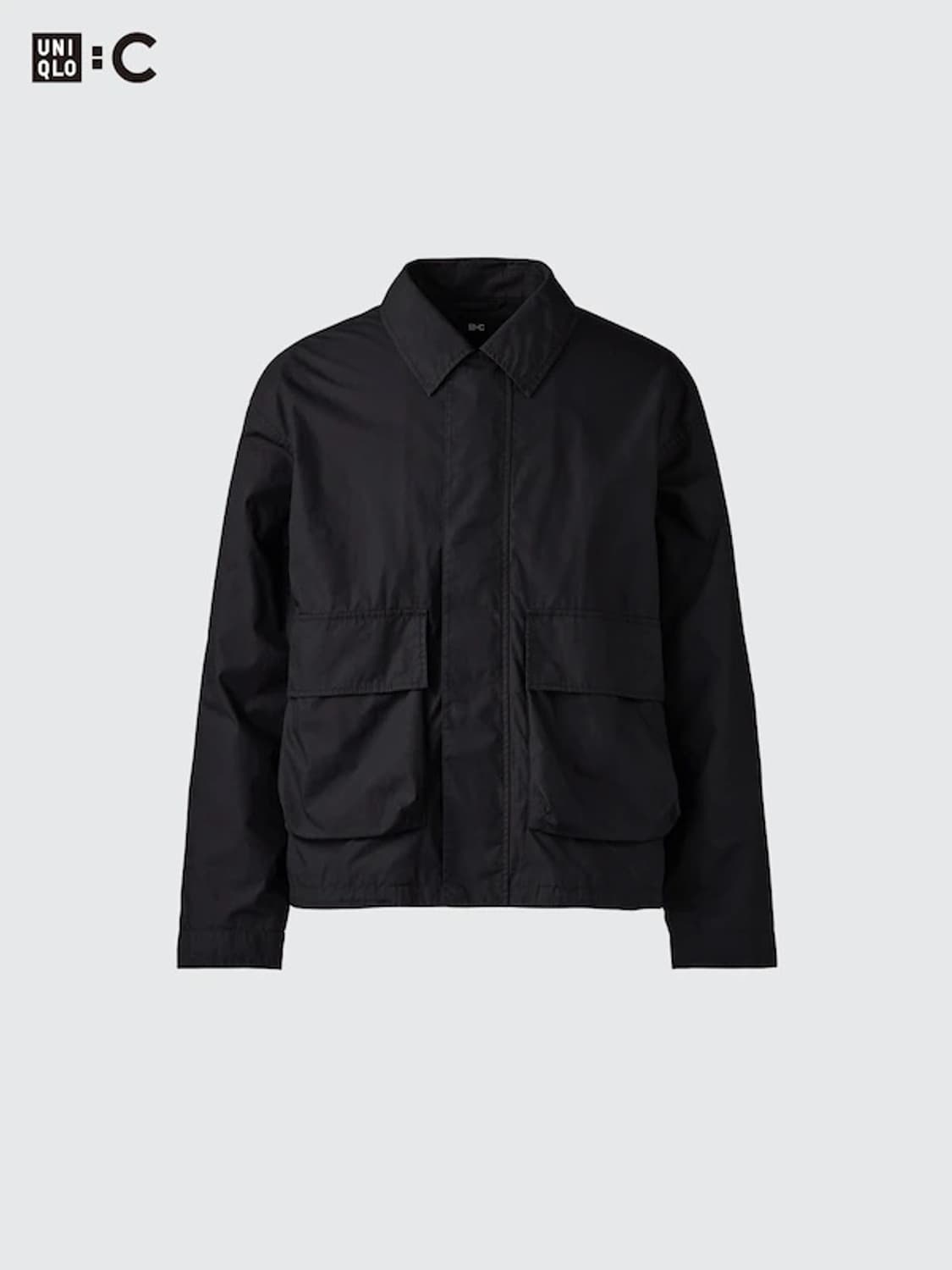 유니클로 C 코튼 쇼트 블루종 자켓 블랙 4XL 상품이미지1