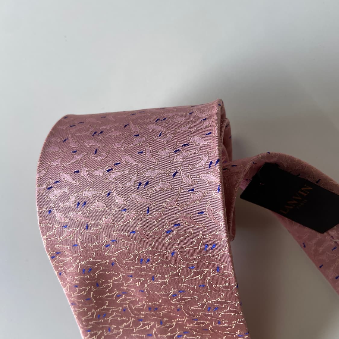 택달린 미사용품 랑방 정품 명품넥타이 (LANVIN) 상품이미지5