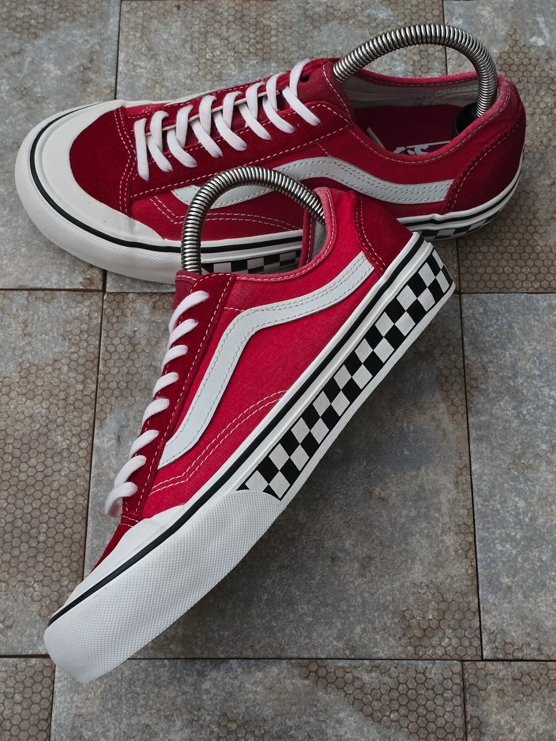 (260)반스 스타일 36 데콘 sf 솔트 워시 레드 스 상품이미지5