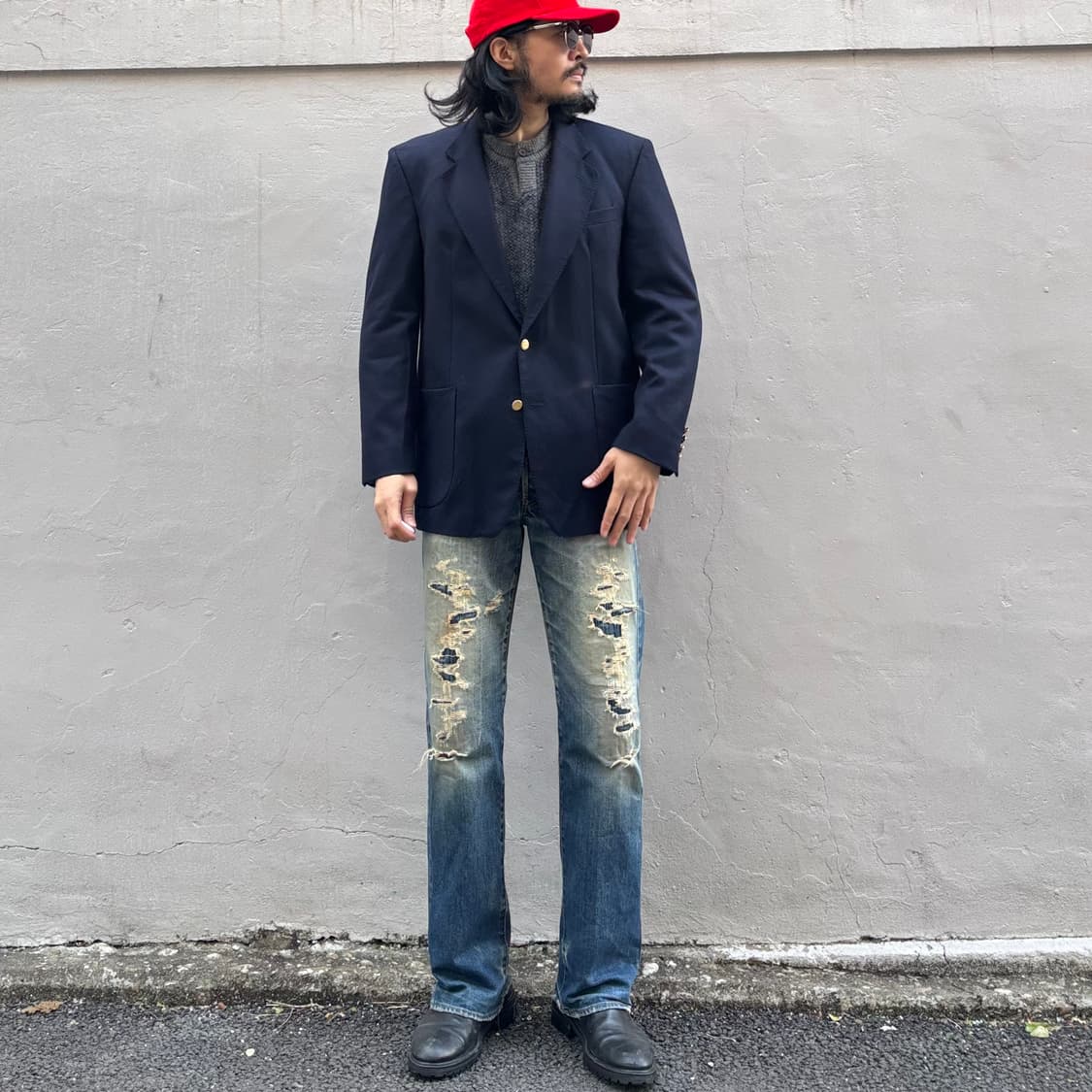 영국 빈티지 버버리 울 블레이저 자켓 상품이미지10