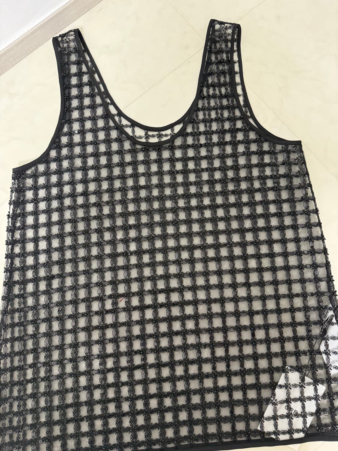 오르 orr 쥬얼릭 스팽글 탑 새상품 상품이미지3