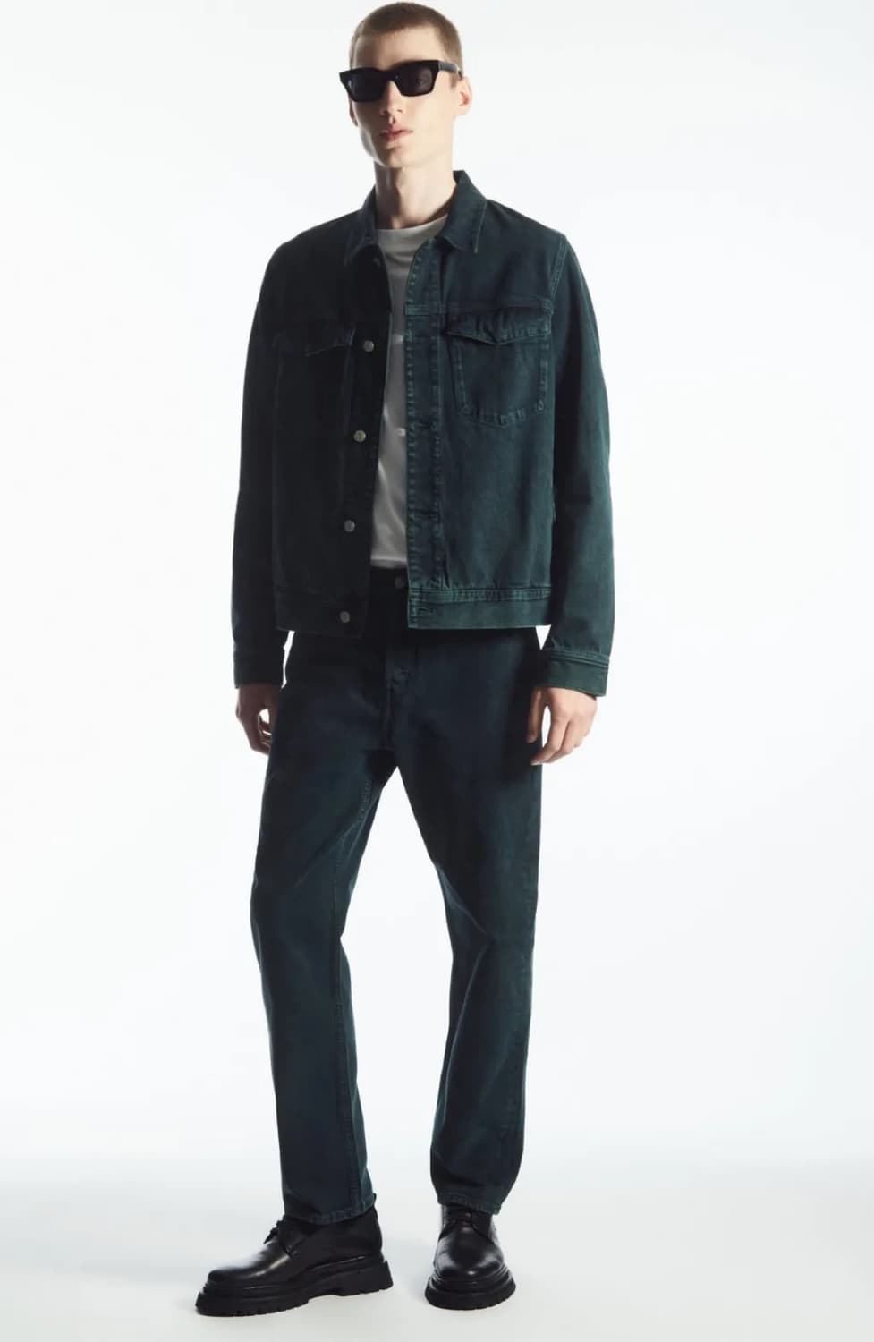COS 투톤 데님자켓 xl 상품이미지2