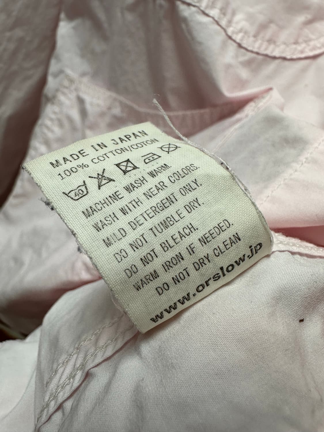 (1)오어슬로우 라이트코튼 커버올 자켓 핑크 상품이미지8