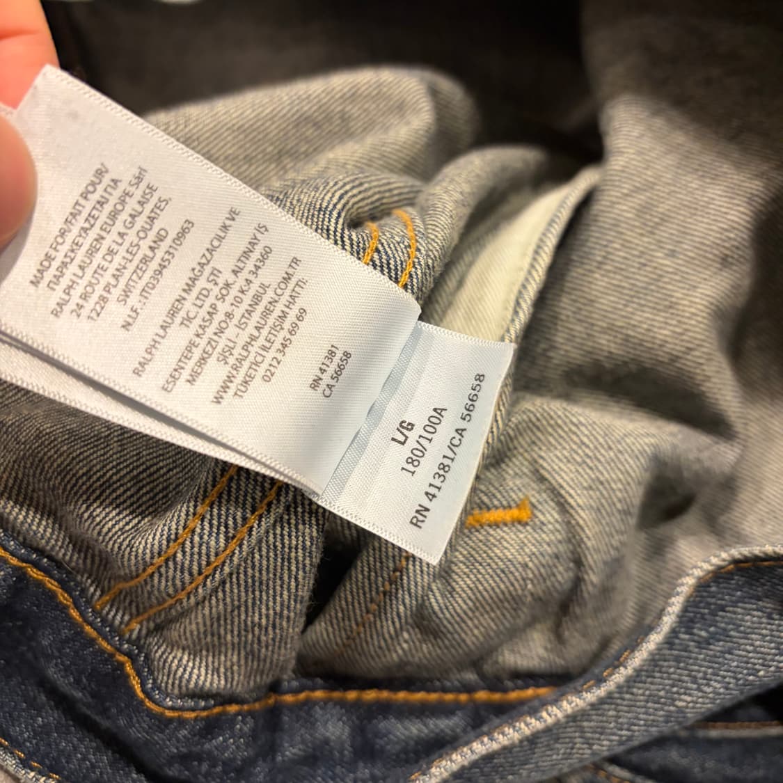 [L] 폴로 랄프로렌 아이콘 데님 트러커 자켓 B572 상품이미지8