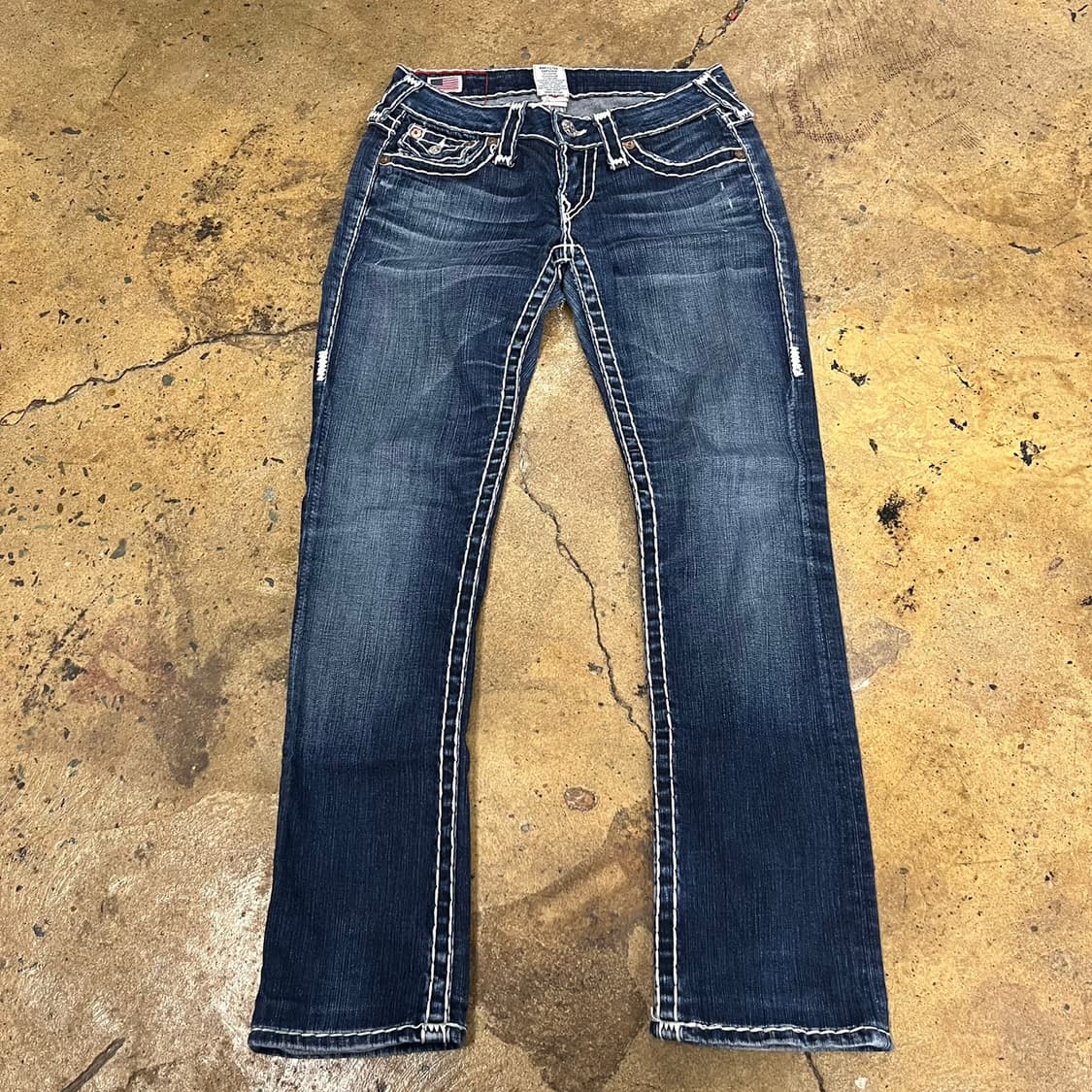 [정품/25] 트루릴리젼 스티치 데님 청바지 b18 상품이미지2