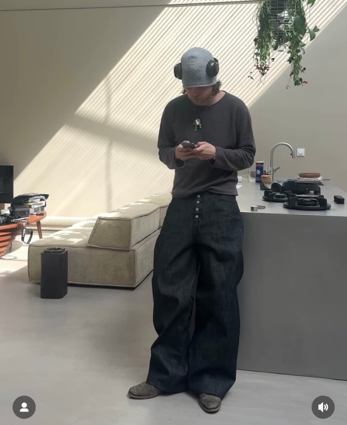 노페이스스튜디오 루즈핏 데님 m 상품이미지2