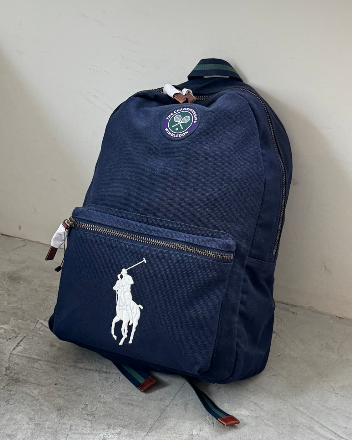 폴로 랄프로렌 윔블던 캔버스 백팩 상품이미지1