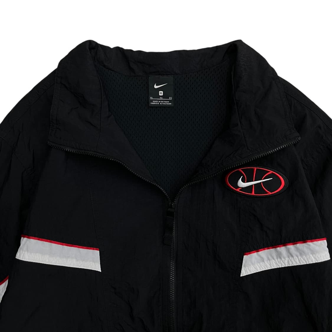 나이키 화이트배색 블랙 아노락 XL 상품이미지4