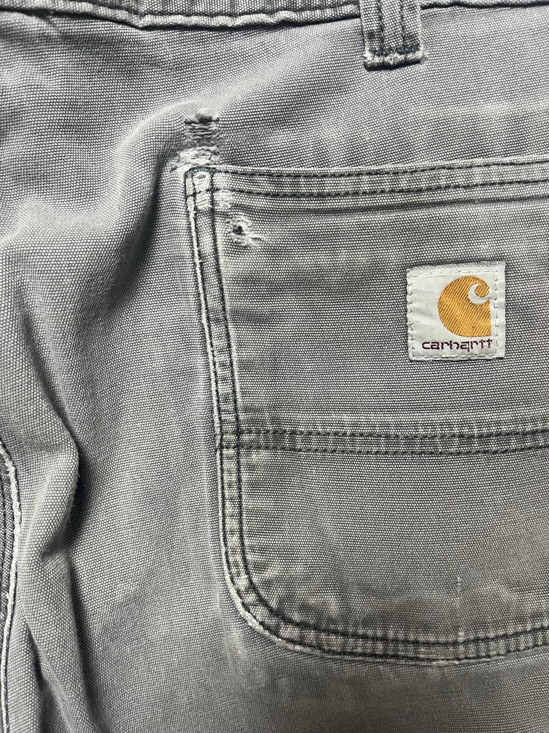 90s칼하트 더블니 Destroyed워크팬츠 상품이미지3