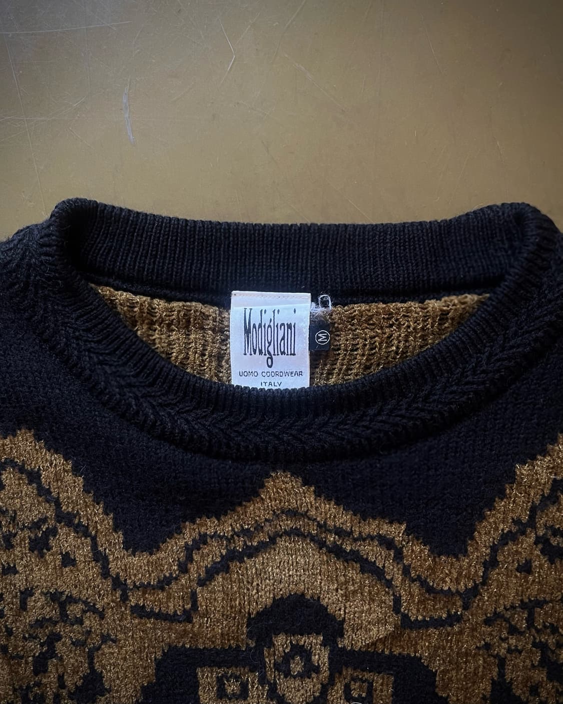 1980-90s Modigliani Italy Anticque Knit 상품이미지4