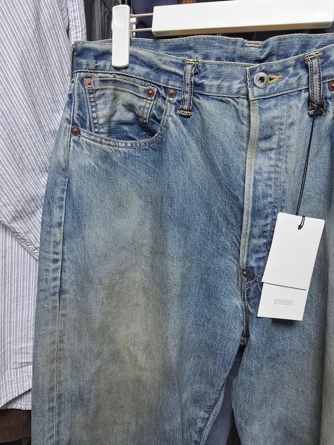[30x30] 25fw a.presse 아프레쎄 no.37 워시드 데님 상품이미지3