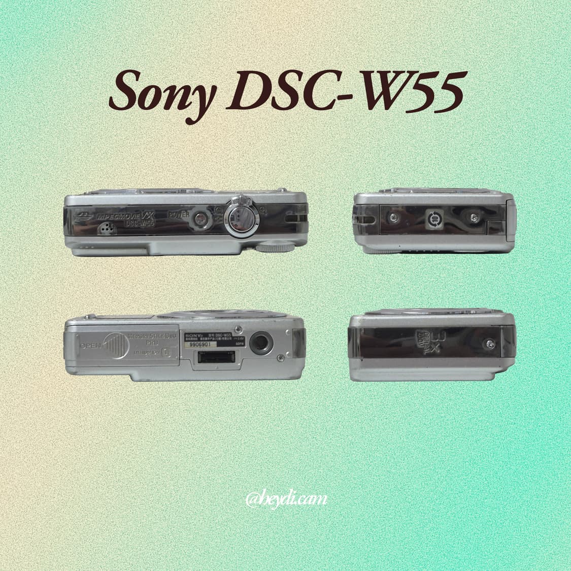 예약)소니 사이버샷 W55 실버 !! (Sony DSC-W55) 상품이미지3