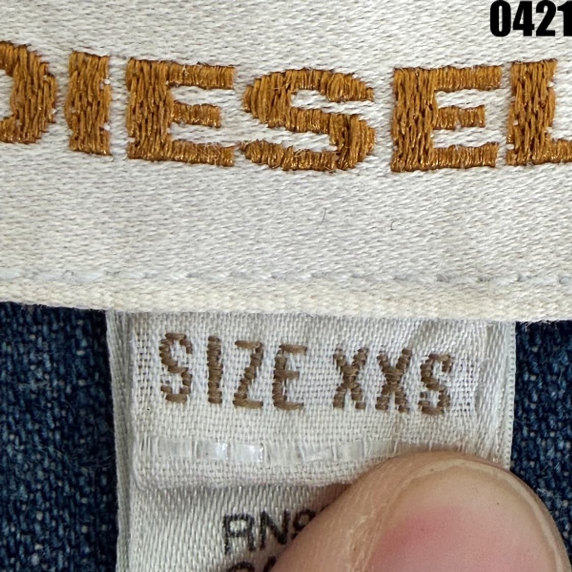 DIESEL 데님 점프수트 XXS 0421 상품이미지7