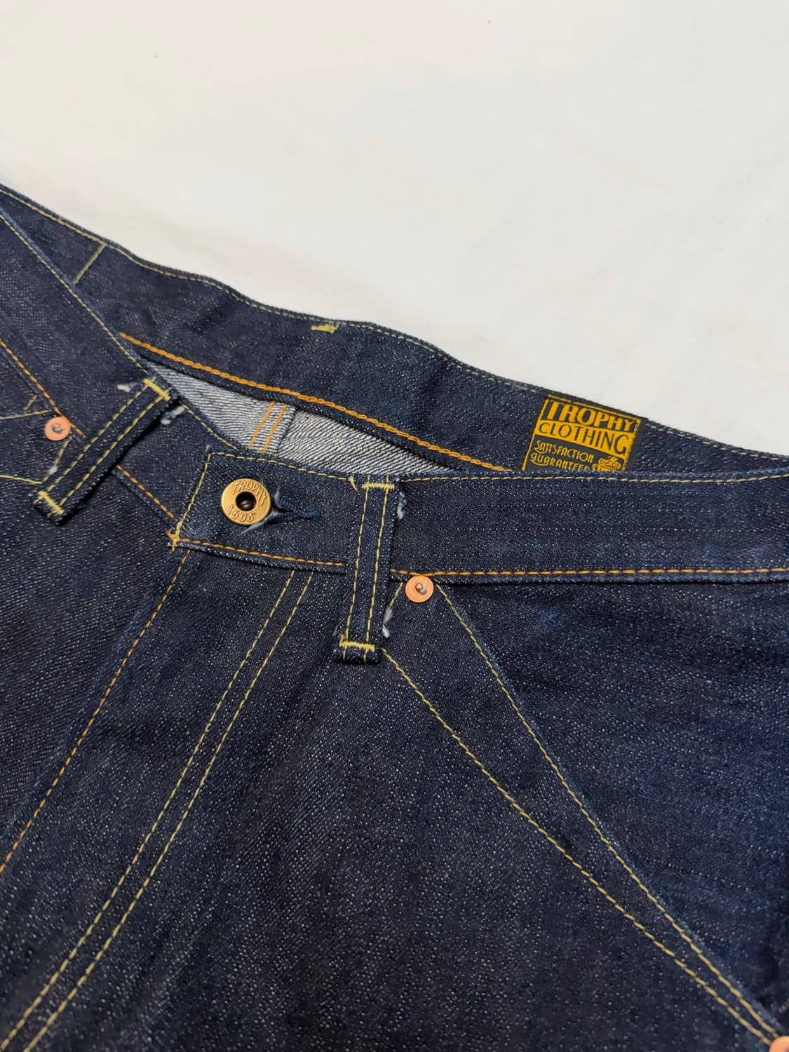 [32] 트로피클로딩 1605 생지 셀비지 더트 데님 팬츠 상품이미지3