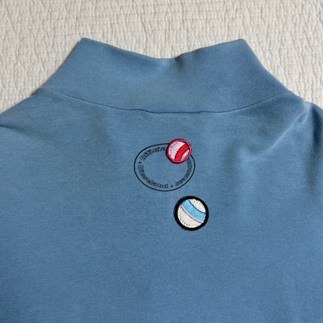 Diesel cotton high neck zip-up(Blue) 상품이미지5